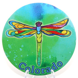 HOLLY SAGE ART Magnet - Dragonfly Dream Colorado