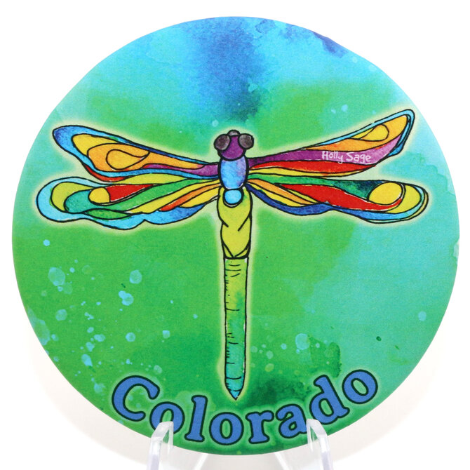 HOLLY SAGE ART Magnet - Dragonfly Dream Colorado