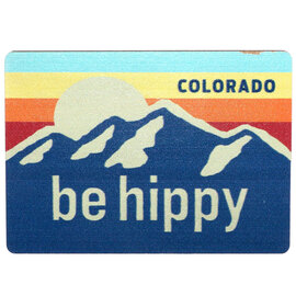 LEGACY Magnet - Be Hippy Mountain Colorado Wooden