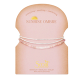 Scout Curated Wears Bracelet - Ombre Wrap Sunrise/Silver