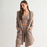 mono b Cardigan - Longline Hoodie