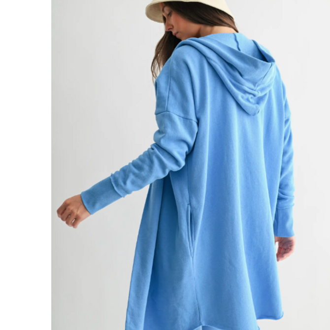 mono b Cardigan - Longline Hoodie
