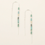 Scout Curated Wears Earring - Chromacolor Thread Turquoise Multi/Silver