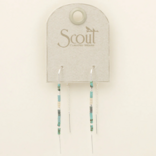Scout Curated Wears Earring - Chromacolor Thread Turquoise Multi/Silver