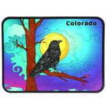 ALASKA WILD AND FREE Magnet - Raven Moon/Night Sky