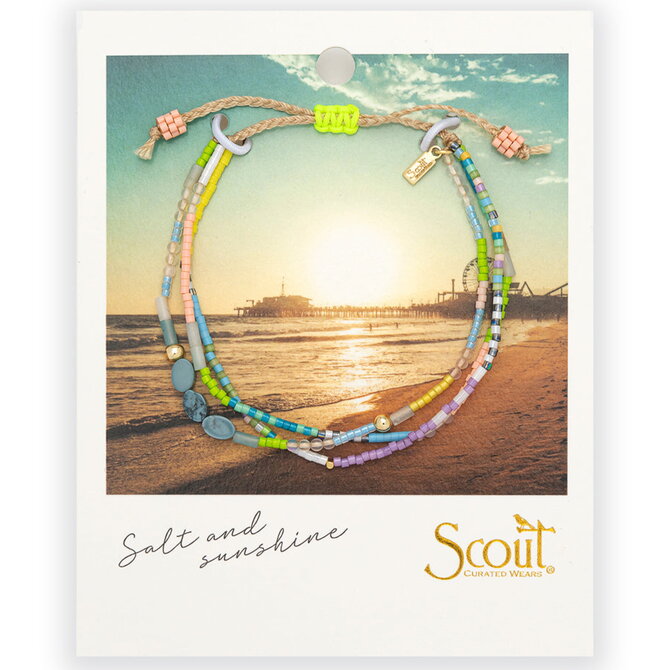 Scout Curated Wears Bracelet - Mixed Media/Harmony/Blue Howlite/Gold
