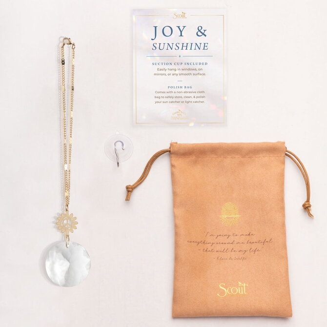 Scout Curated Wears Pocket Suncatcher - Peace Flower