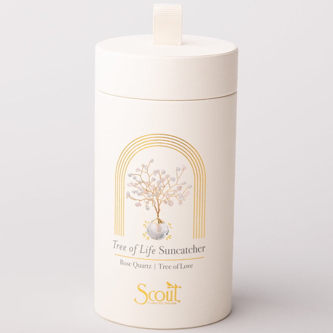 Scout Curated Wears Suncatcher Tree of Life - Rose Quartz/Love