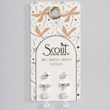 Scout Curated Wears Earring Set - Dragonfly/Stars/Opalite/Silver