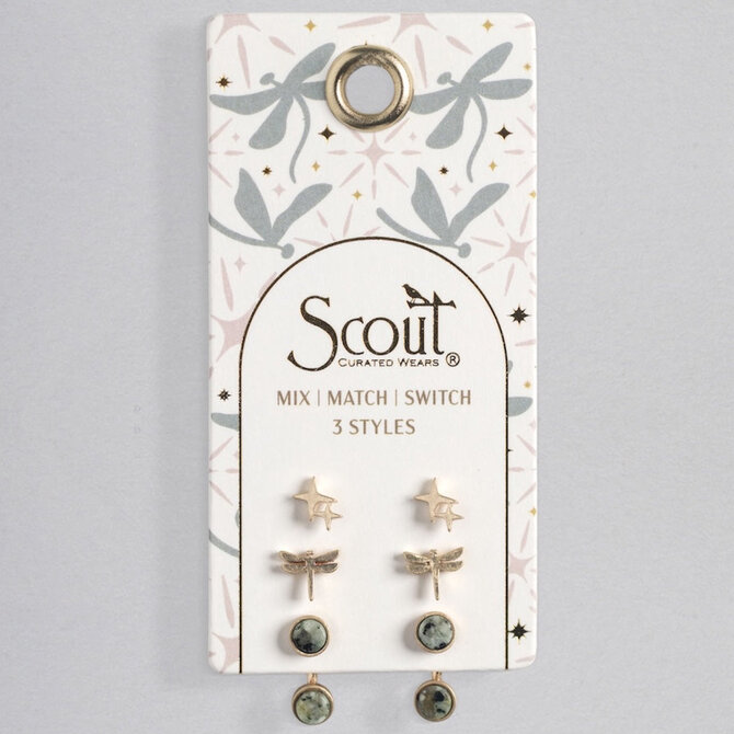 Scout Curated Wears ER SET-DFLY/AFRICAN TURQ/GLD