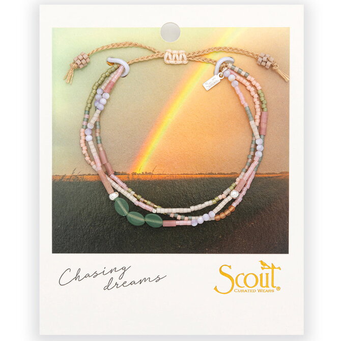 Scout Curated Wears Bracelet - Mixed Media/Optimism/Green/Silver