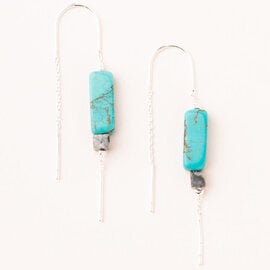 Scout Curated Wears Earring - Turquoise/Black/Silver