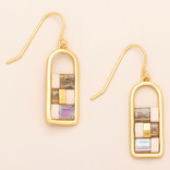 Scout Curated Wears Earring - Good Karma Blush/Topaz/Gold