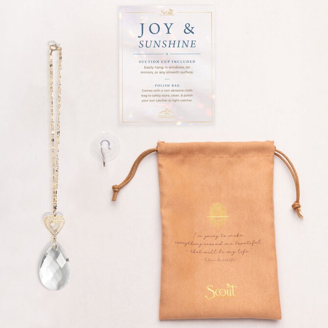 Scout Curated Wears Pocket Suncatcher - Radiating Heart