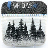 Kay Dee Designs Pocket Mitt - Wildwoods Lodge Trees/Welcome