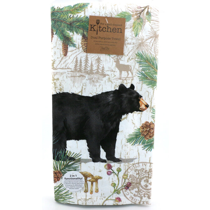 Kay Dee Designs Tea Towel - Pinecone Bear Terry