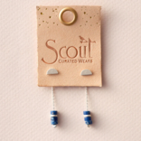 Scout Curated Wears Earring - Lapis/Silver Thread