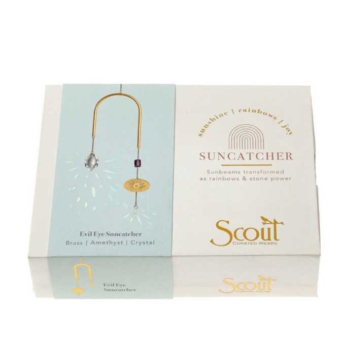 Scout Curated Wears Suncatcher - Evil Eye Amethyst
