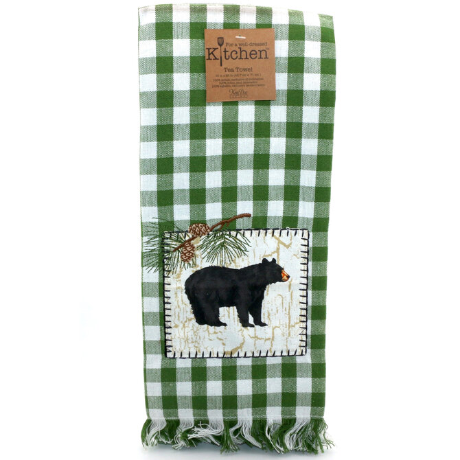 Kay Dee Designs Tea Towel - Pinecone Bear APLQ
