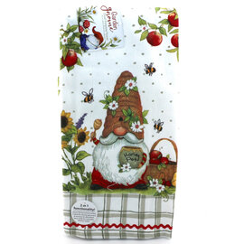 Kay Dee Designs Tea Towel - Garden Bee Gnome Terry