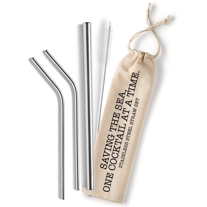 Shell Creek Straw Set - Saving the Sea One C
