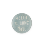 Sugarboo & Co Plate - Hello I Love You Mini Round Decoupage 4"