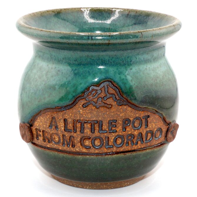 DOWN TO EARTH POTTERY Jar - Little Pot From Colorado