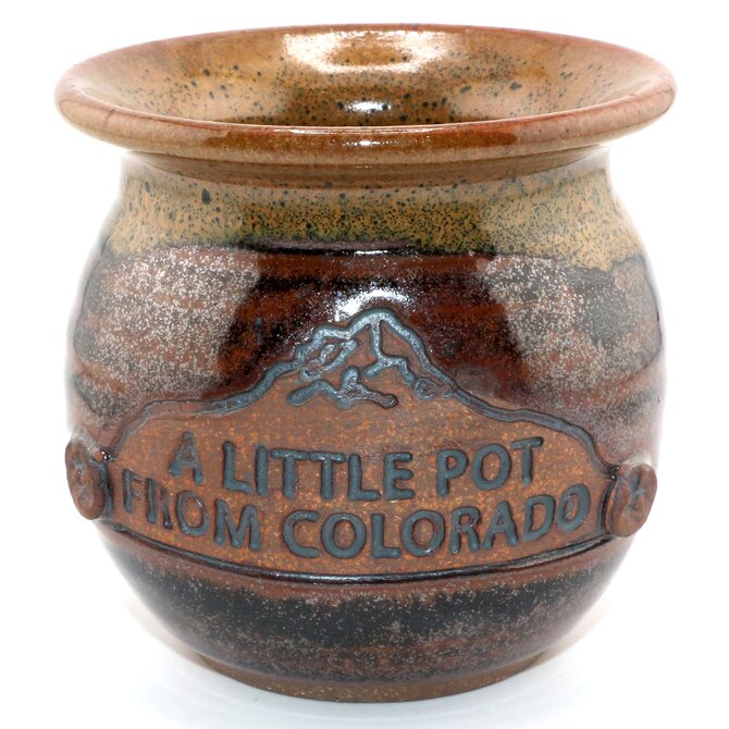 DOWN TO EARTH POTTERY Jar - Little Pot From Colorado