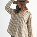 WISHLIST Shirt - Oversized Plaid
