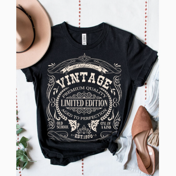 HRT + LUV Tee - Vintage Limited Edition Washed
