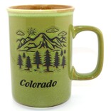 American Gift Corp MUG-Mountain Scene Drip Colorado 16OZ ASST