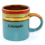 American Gift Corp CUP-COLOR W/ STRIPES COLORADO 4OZ ASST