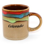 American Gift Corp CUP-COLOR W/ STRIPES COLORADO 4OZ ASST