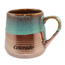American Gift Corp MUG-Metalic Glaze Colorado 18OZ ASST