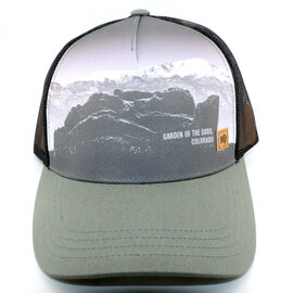 Tentree Cap - Garden of the Gods Skyline (Agave Grn/White