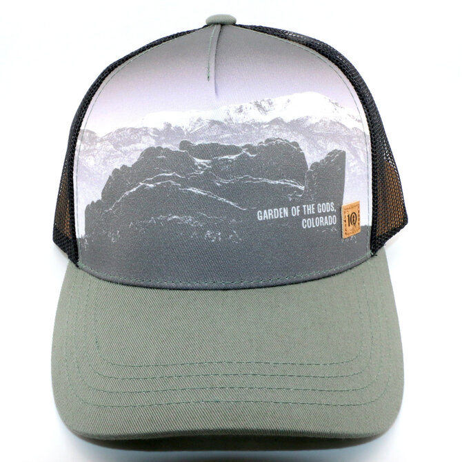 Tentree CAP-GOG SKYLINE (AGAVE GRN/WHITE