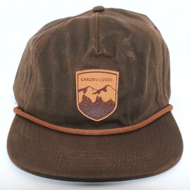 LOCALE CAP - Wilson Paracord Brown w/Garden of the Gods Patch