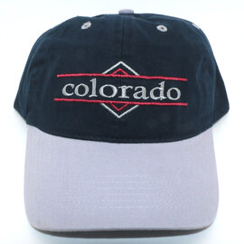Sanborn Souvenir Co. Inc. CAP - Colorado Diamond Navy/Light Blue