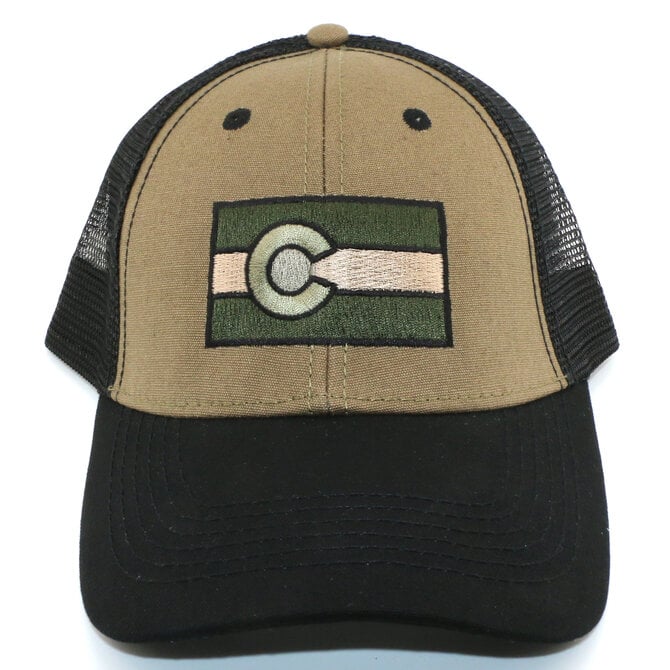 Prairie Mtn Screening CAP-TACTICAL COLORADO FLAG OLIVE