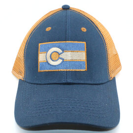 Prairie Mtn Screening CAP-Tactical Colorado Flag Navy