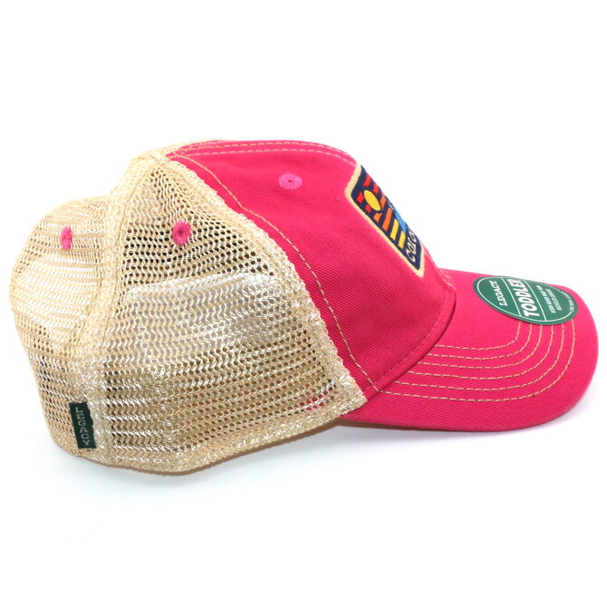 LEGACY CAP-TDL DK PINK CO MNT STRIPES