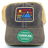 LEGACY CAP-Toddler Navy Colorado Mountain Stripes