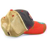 LEGACY CAP-YTH NAVY/SCARLET W/CO FL