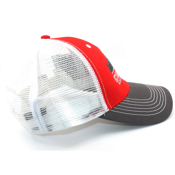 Prairie Mtn Screening CAP-Embroidered Jaded Mountain Poppy/White