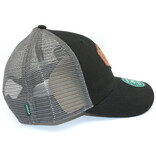 LEGACY CAP-BLK/DK GRY LPS W/ LEATHER PP