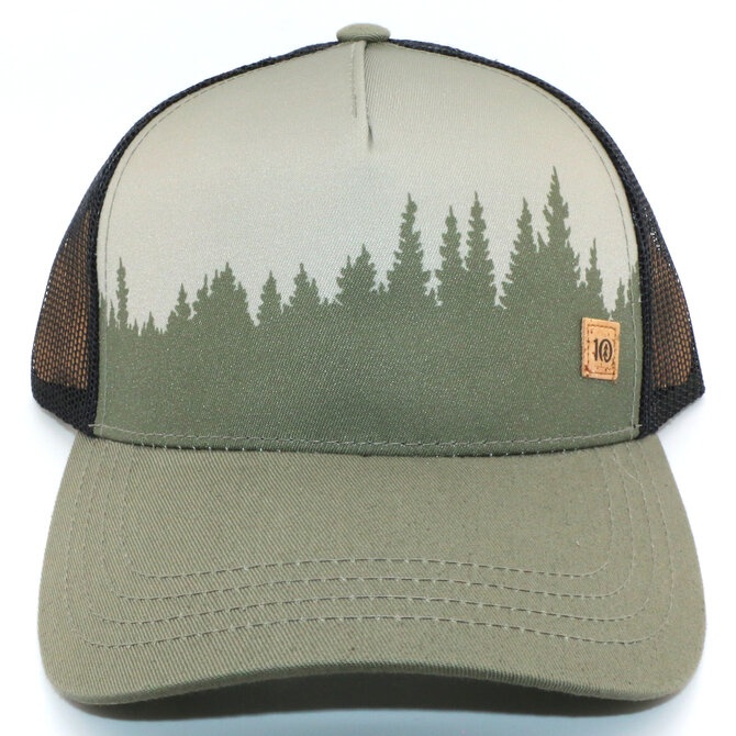 Tentree CAP-JUNIPER ALTITUDE  DP LICHEN GRN/WHT