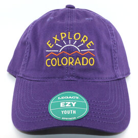 LEGACY CAP - Youth Explore Colorado Purple EZY