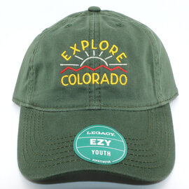 LEGACY CAP - Youth Explore Colorado Dark Green EZY