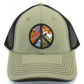 Atomicchild Llc *CAP-Circle Peace Olive TKR