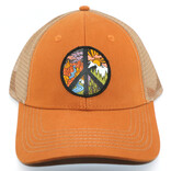 Atomicchild Llc *CAP-Circle Peace Burnt Orange TKR